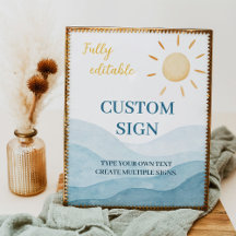 Sinal Personalizado de Primeiro Trilha Azul em Tor