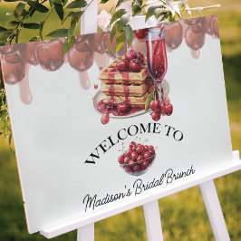 Poster Sinal Personalizado do Chá de panela de Elegência 