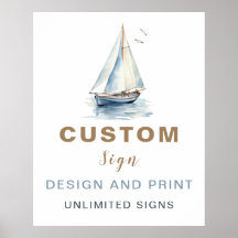 Sinal personalizado náutico para embarcação de nav