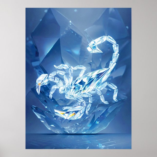 Poster Sinal Scorpio Zodiac (Frente)