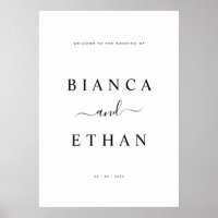 Sinal Simples de Casamento e Boas-vindas | Minimal