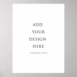 Poster Sinalização/Poster de 18"x24" (45 x 61 cm)