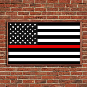 Póster Sinalizador Americano Thin Red Line