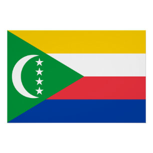 Póster Sinalizador Comores