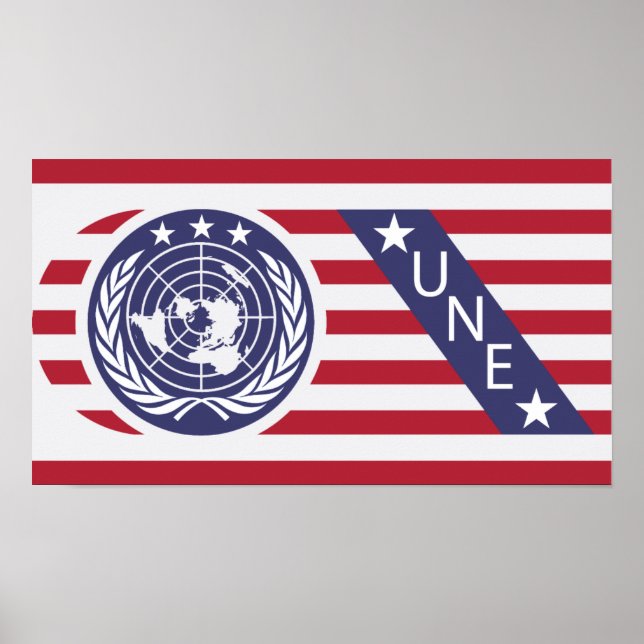 Poster Sinalizador da Galaxy U.N.E (Frente)