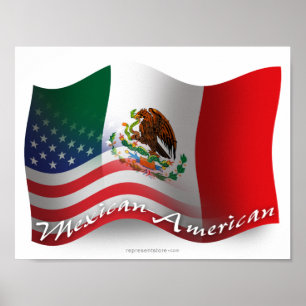 Póster Sinalizador de Onda Mexicano-Americano