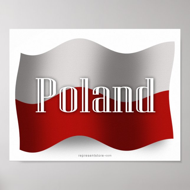 Póster Sinalizador de onda Polônia (Frente)