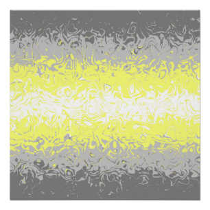 Póster Sinalizador de Orgulho de Abstrato Demigender Trip