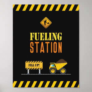 Poster Sinalizador de Simples Partido da Construção Minim