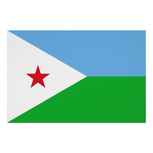 Póster Sinalizador Djibouti