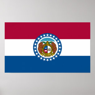 Poster Sinalizador do Estado do Missouri