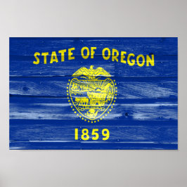 Poster Sinalizador do Estado do Oregon