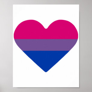 Poster Sinalizador do Orgulho Bissexual