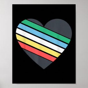 Poster Sinalizador do Orgulho de Deficiência Julho Desati