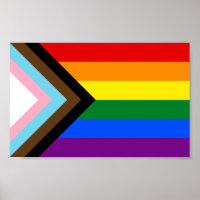 Sinalizador do Orgulho de Progresso LGBTQ+