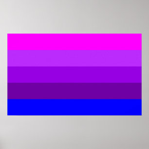Poster Sinalizador do Orgulho Transgênero do alternativo