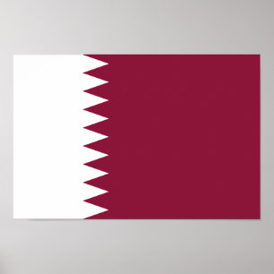 Poster Sinalizador do Qatar