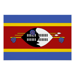 Póster Sinalizador Eswatini
