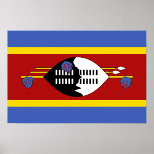 Poster Sinalizador Eswatini