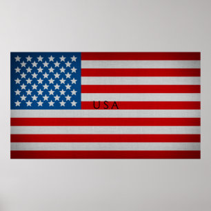 Poster Sinalizador EUA