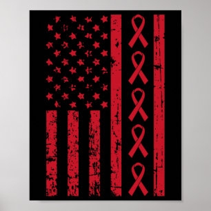 Poster Sinalizador Hiv Aids Cérebro Aneurísmo Causado Dar