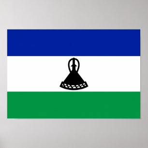 Poster Sinalizador Lesoto