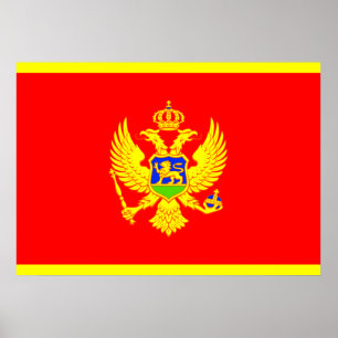 Póster Sinalizador Montenegro