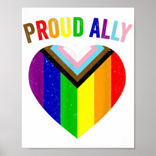Poster Sinalizador Ordenado do Orgulho Transgênero Gay PO