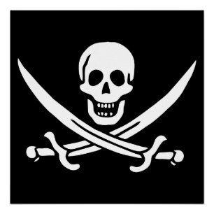 Póster Sinalizador Pirate
