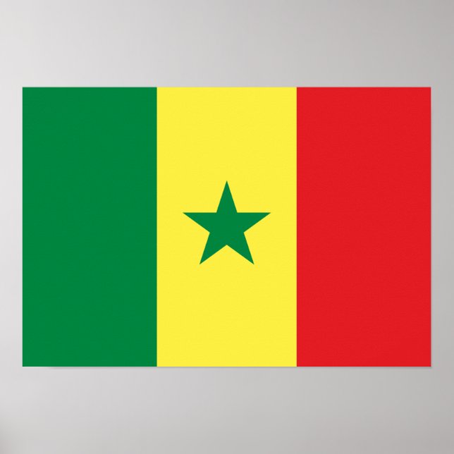 Póster Sinalizador Senegal (Frente)