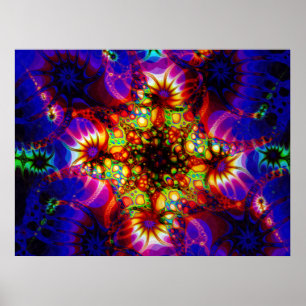 Póster Sinapse ateada fogo da mente holográfica