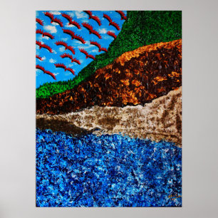 Póster "Sincronicidade 3 (alto contraste) "