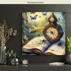 Poster Sincronicidade corporada Espiritualidade do Mystic