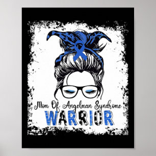 Poster Síndrome de Angelman Sensibilização Mãe Guerreiro