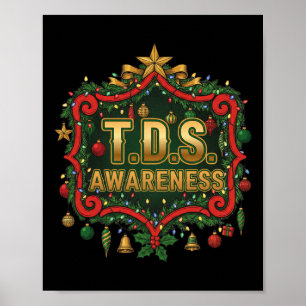 Poster Síndrome de Desarranjo de Trump Tds Divertido Apoi