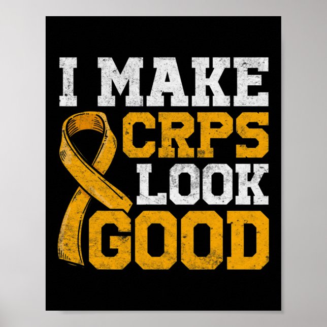Poster Síndrome de Dor Regional Complexa Crps Conscientiz (Frente)