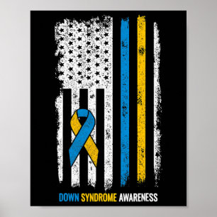 Poster Síndrome de Down Sensibilização Sinalizador Americ