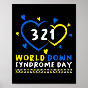 Poster Síndrome de Down Sensibilização Trisomy 21 Down Sy