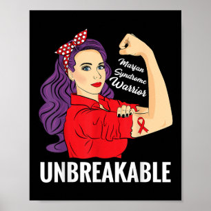 Poster Síndrome de Marfan Sensibilização Guerreiro de Fit