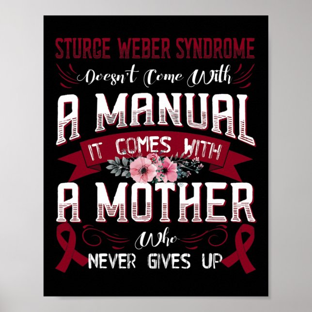 Poster Síndrome de Sturge não vem com um manual I (Frente)