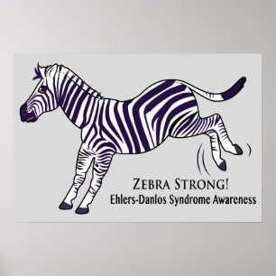 Póster Síndrome de Zebra Strong-Ehlers-Danlos