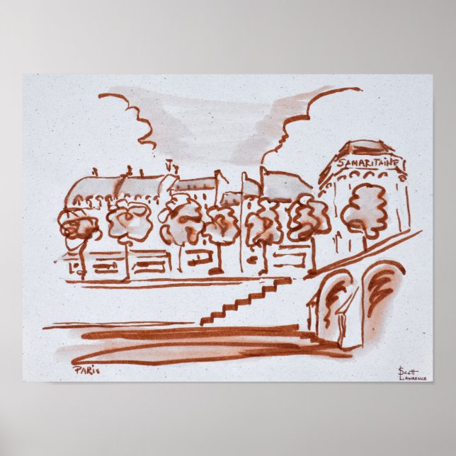 Póster Sine para Samaritaine | Paris, França (Frente)