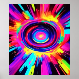 Poster Sinfonia circular de cores