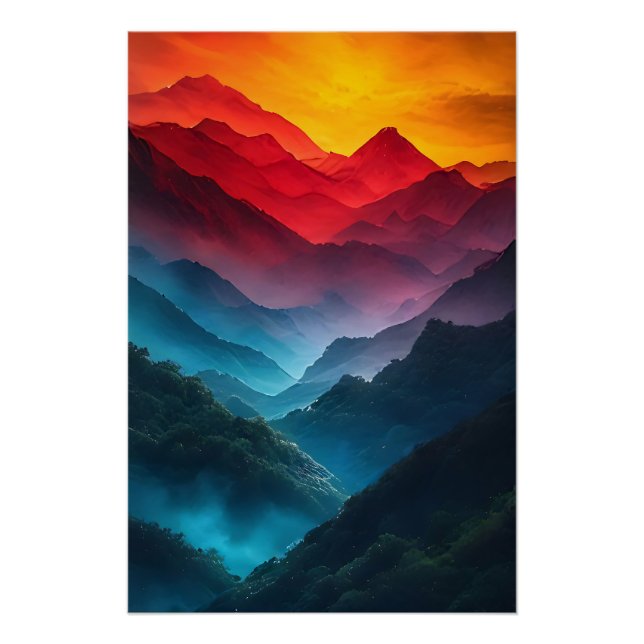 Póster Sinfonia da Montanha Aurora (Frente)