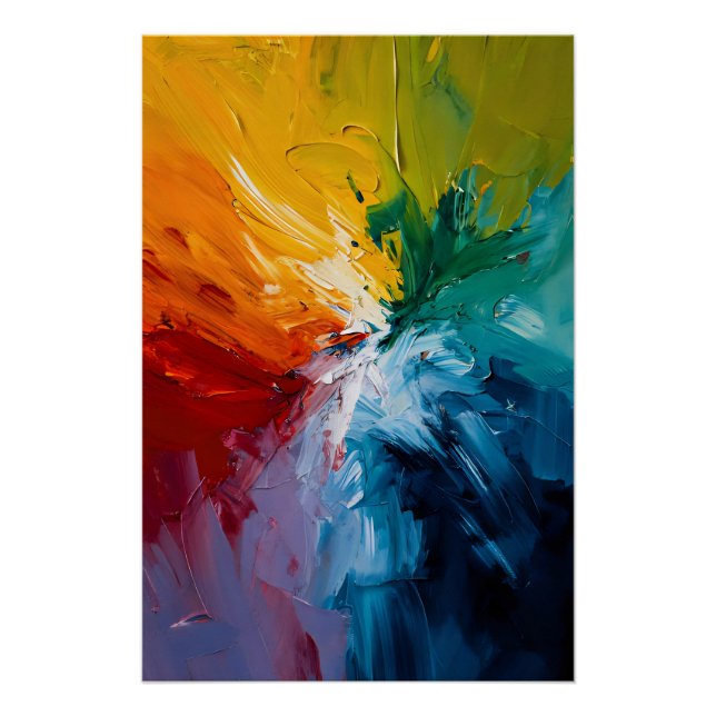 Póster Sinfonia de Cores (Frente)