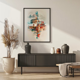 Poster Sinfonia de Roma: Fonte Colosseum & Trevi