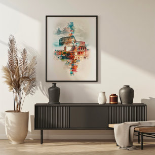 Poster Sinfonia de Roma: Fonte Colosseum & Trevi