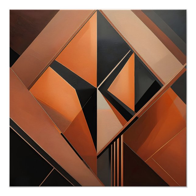 Póster Sinfonia dos ângulos e dos tons de terra (Frente)