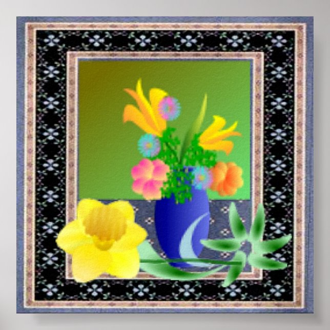 Póster Sinfonia Floral (Frente)