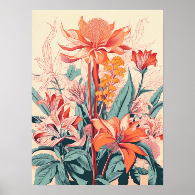 Poster Sinfonia Floral (Frente)